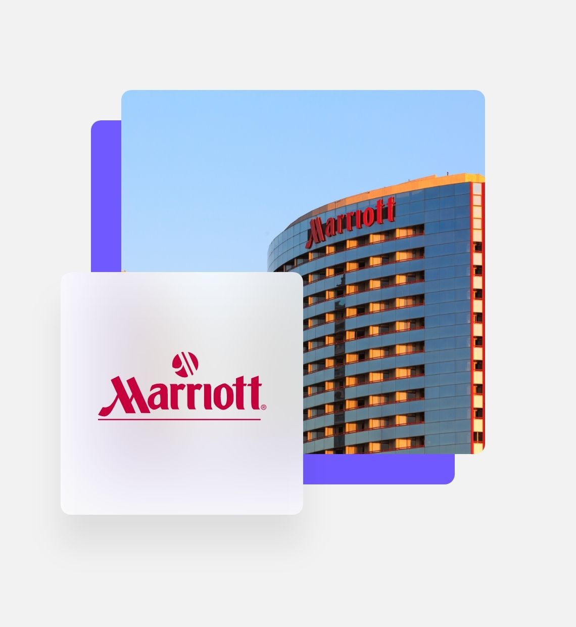 Marriott logo with hotel
